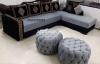 Brand New Master molty Foam Solid wood L shape sofa,comfort & Luxury