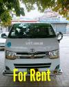 toyota hiace van for rent airport , murree booking , Marriages , shift