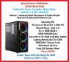 Gaming PC complete setup lcd red dragon RGB combo pack