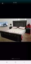 King size doubble bed wooden frame with warranty