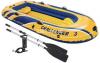 Intex Challenger 3 Inflatable Boat Set With Pump
