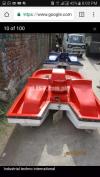 fiberglass paddle boat with costomized branding and colour