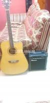 Used Washburn Guitar Wd10 and New ibenez Amplifier
