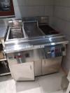 Deep fryer double with sizzling automatic blour pizza oven dough mixer