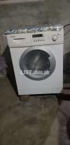 Fully automatic Haier washing machine up for sale.