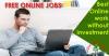 Online job available for fresh students