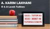 Home Tuitions for O & A Levels (also other)