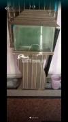 2feet aquarium with table and top , light