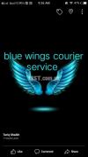 Blue wings courier service