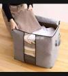 Portable Clothes Storage Bag Foldable Large Clear view