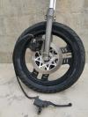Japanese Alloy wheels Front / rear with discs complete set
