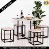 5-piece Set of Stools and Table - best for Indoor Use