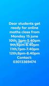 Online maths tuition