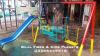 Kids slide,swing and 4seater bucket (Outdoor playground unit)