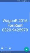 Suzuki wagonR for rent with driver