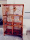 Bird cage five portion used healthy condition