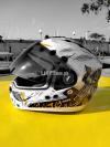 Steelbird Helmet AIR SBA-1 (Matte White Jason Voorhees Edition)