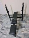 “COMBO 5” GYM ITEMS ( Bench, Rods, Weight Plates, Dumbbells)