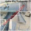 cable tray ladder perforated mesh type powder coated hot dip unistruct