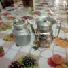 Steel kettle and almunium daba for ghee