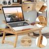 Wooden Laptop Table with cooling fans