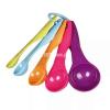 Pack Of 5 - Plastic Measuring Spoons - Multi Color