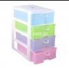 Portable Storage Unit 4 Drawers-Multicolor