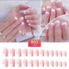 1x Pack of 12 Artificial Nails - Transparent