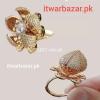Adjustable Flower Style Bloom Ring Home delivery with COD in pakistan