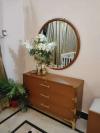 Pure Shehsam wood Dresser, Chester and Mirror