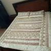 Double bed king size with side tables