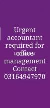 urgent accountant required