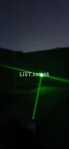 Green laser class 3 dangerous laser with converging lens