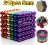 Magnetic Balls Buckyballs 3D Puzzle 216 pieces 5mm Magic Multicolor