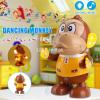 Electric Dancing Monkey Toy LED Light Music Swinging Funny Cute Dance