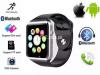 W08 smart watch sim,camera and memory card supported in black colour