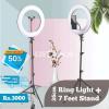 SALE OFFER 26cm LED Ring Light With 7ft Stand FREE DELIVERY