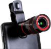8X Zoom Detachable Clip-on Telescope Lens
