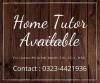 Home tuition / Home tutor / Matric / F.Sc / Ics / B.sc