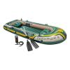 INTEX Seahawk 2 Boat Set With Oars And Pump 2 Person ( 93" x 45" x 16"