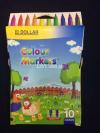 Colours Markers 10 pcs set (Dollar)
