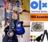 usa made guitars+10 extra strings+bag+belt+pics?+delivert free