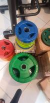 weight plates coloured