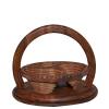Wooden Dry Fruit Basket 12"
