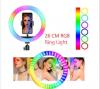 Speed-X 26cm 26color Rgb Ring Light With Remote