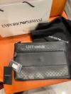 Emporio Armani Documents Holder In Leather With All Over Logo