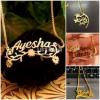 Customized Gold Plated Name Nacklace Available
