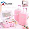 Suitcase make-up box with music sound