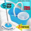 360 Spin Mop - Easy Spin Magic Mop Set - 360 Degree Microfiber Mop