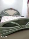 Double Bed with dressing deco paint